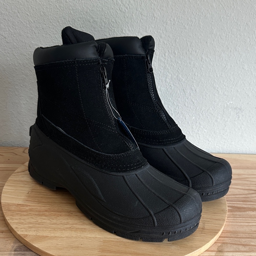 Weatherproof Mens Benson Waterproof Flat Heel Winter Boots